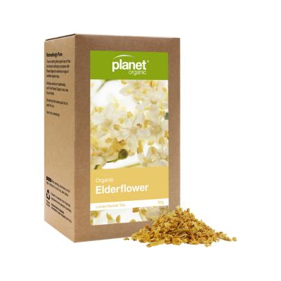 Planet Organic Organic Herbal Tea Elderflower Loose Leaf 50g